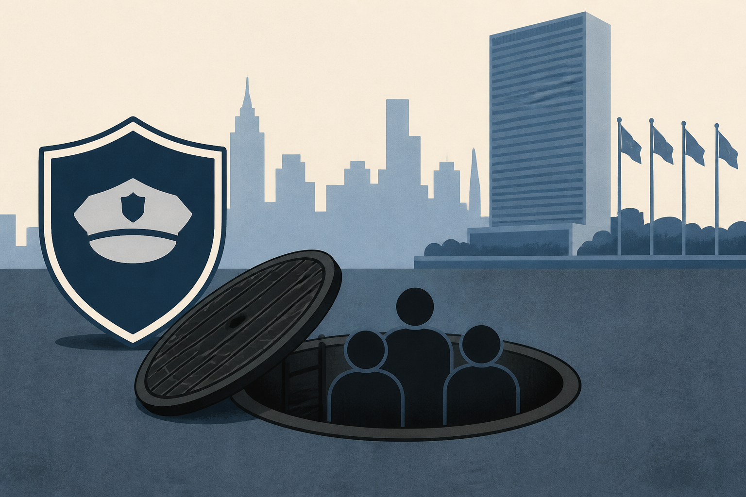 NYPD steps up security sweeps after 3 people exit Upper East Side manhole, with UN in town
