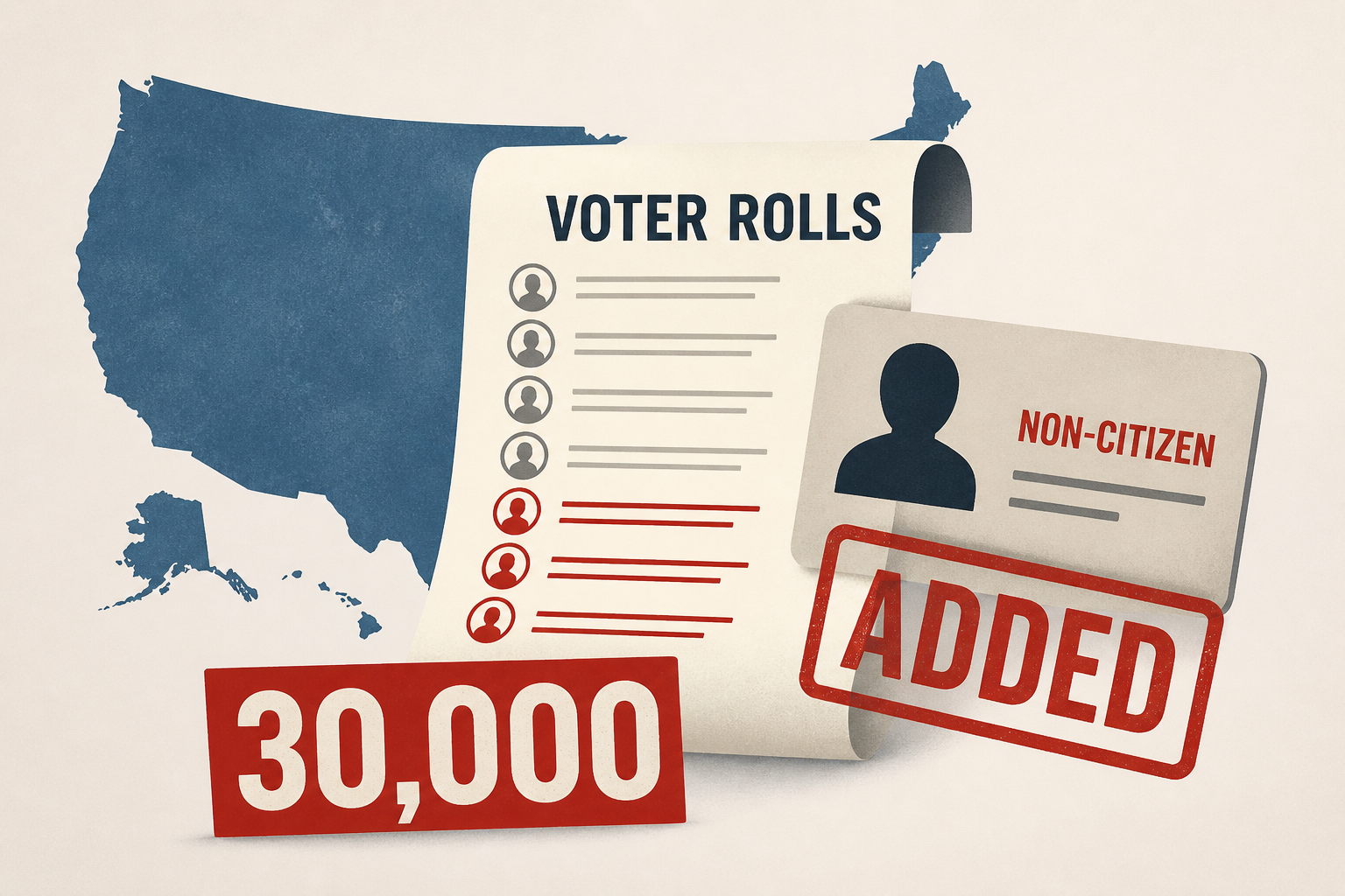 How US states mistakenly added 30,000 non-citizens to voter rolls