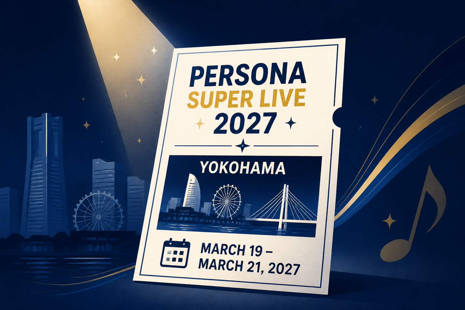 Persona Super Live 2027 to be Held in Yokohama Between March 19 and March 21, 2027