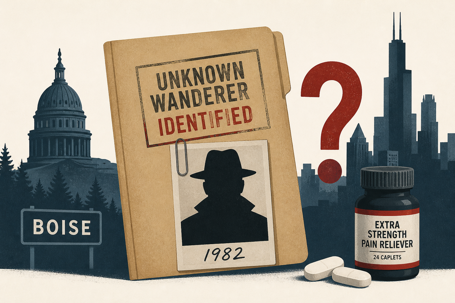 Boise's "Unknown Wanderer" is identified after 43 years. Could he be linked to Chicago Tylenol murders?