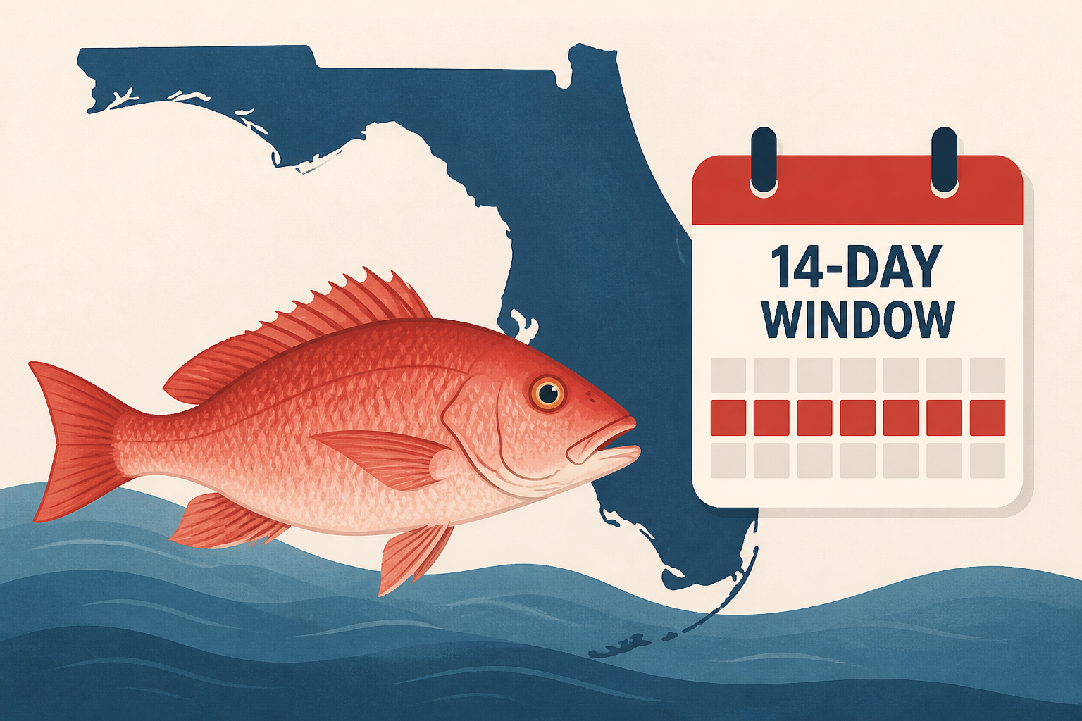 Florida anglers get 14-day window to catch red snapper this fall after federal approval