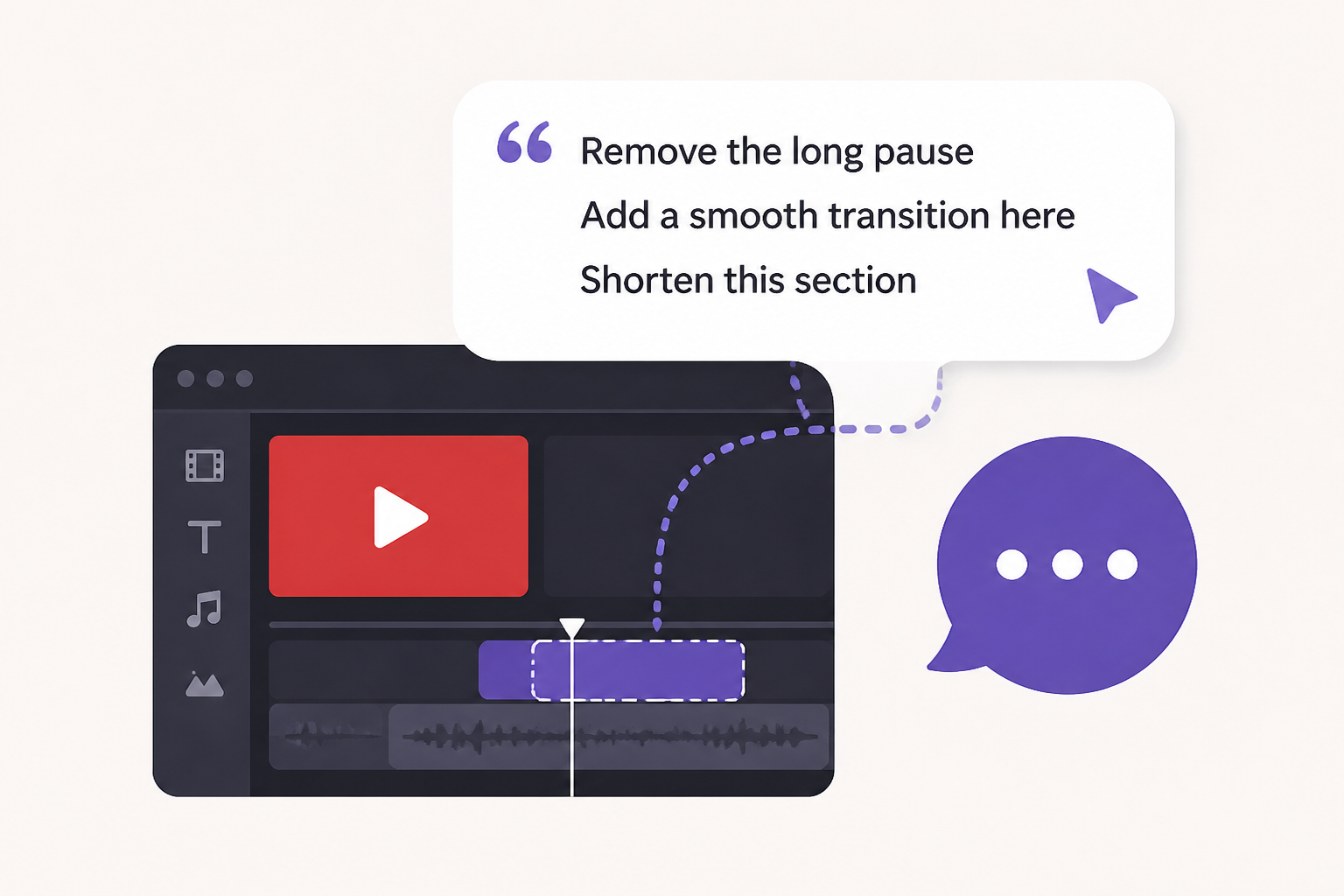 YouTube's conversational video editing tool lets creators make edits in natural language