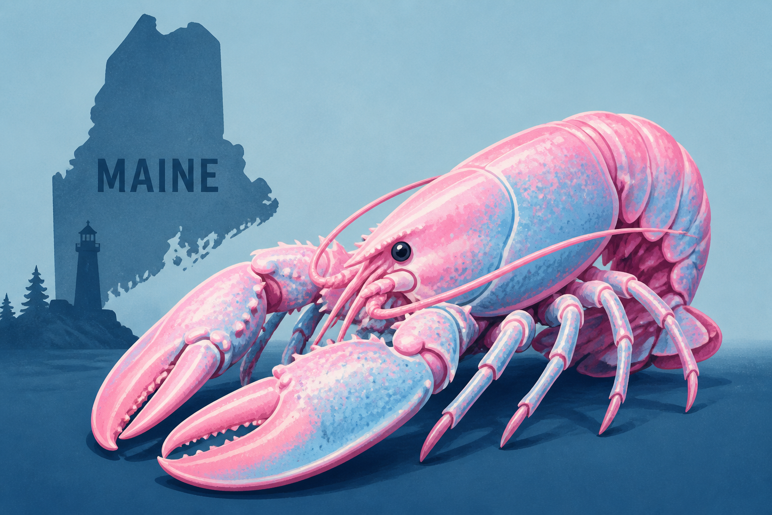 Maine lobsterman catches ultra-rare cotton candy lobster with crazy odds: 'It just glowed'