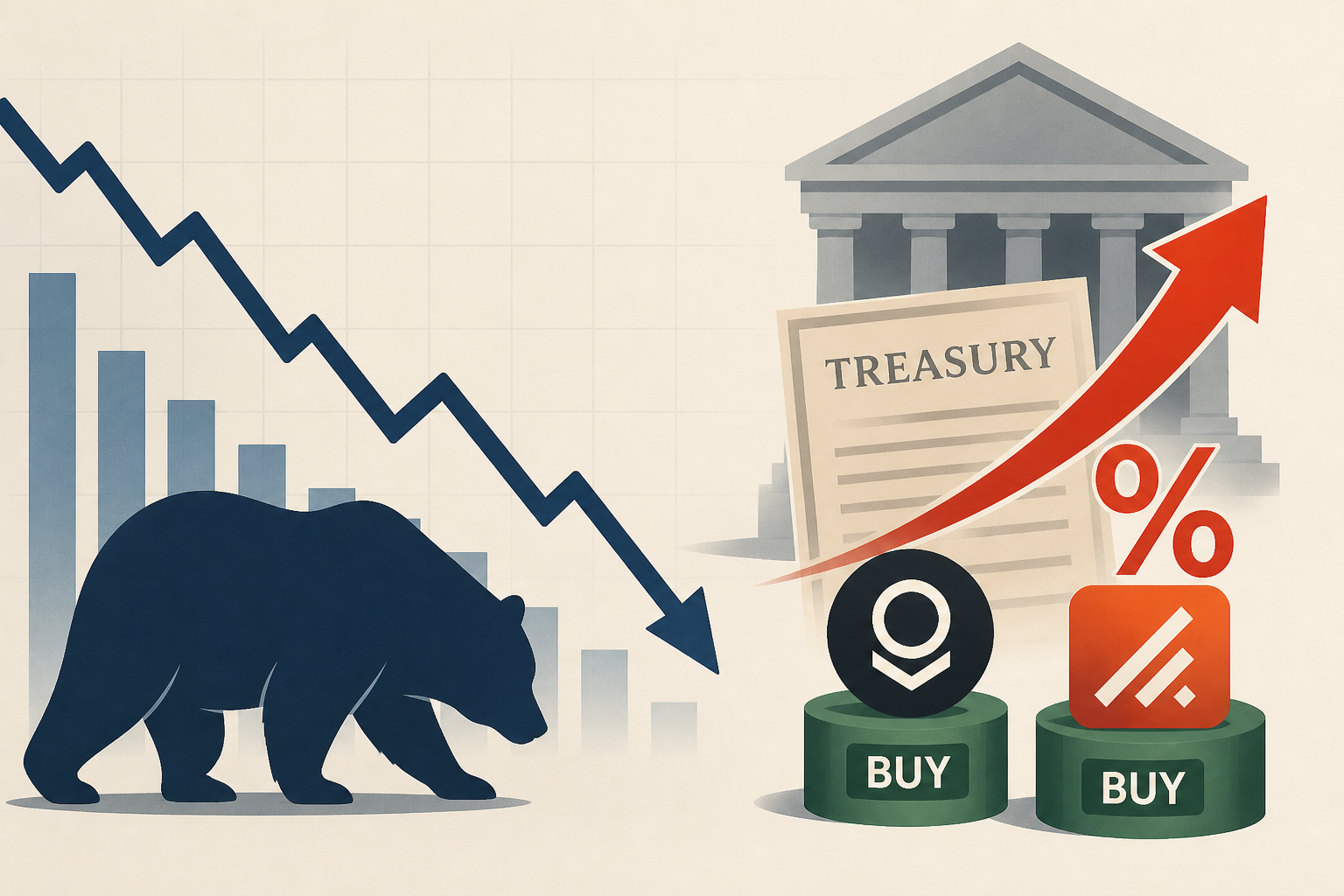 Dow Jones Futures: Stocks Fall As Treasury Yields Soar; Palantir, Palo Alto Flash Buy Signals