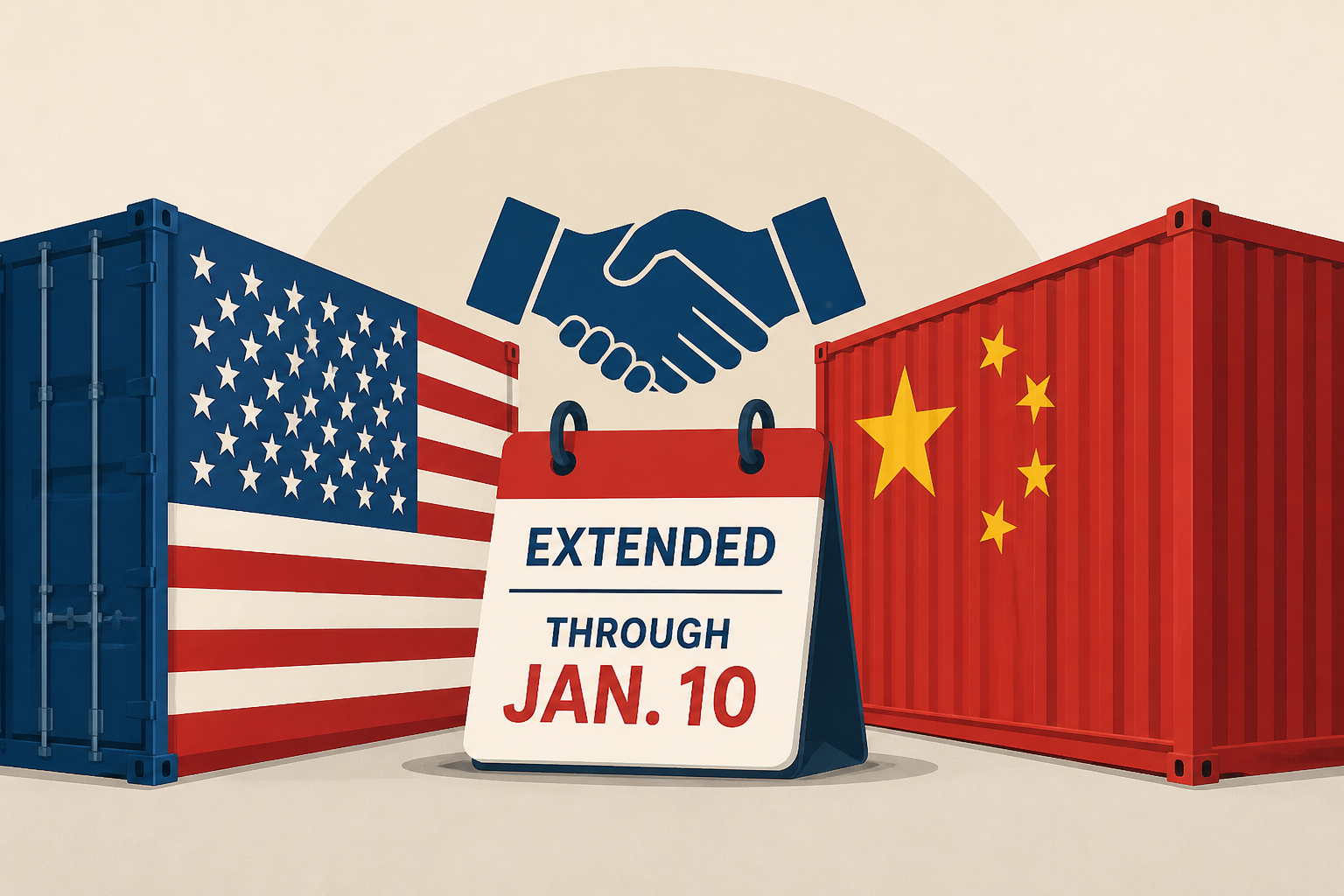 U.S., China agree to extend trade truce through Jan. 10