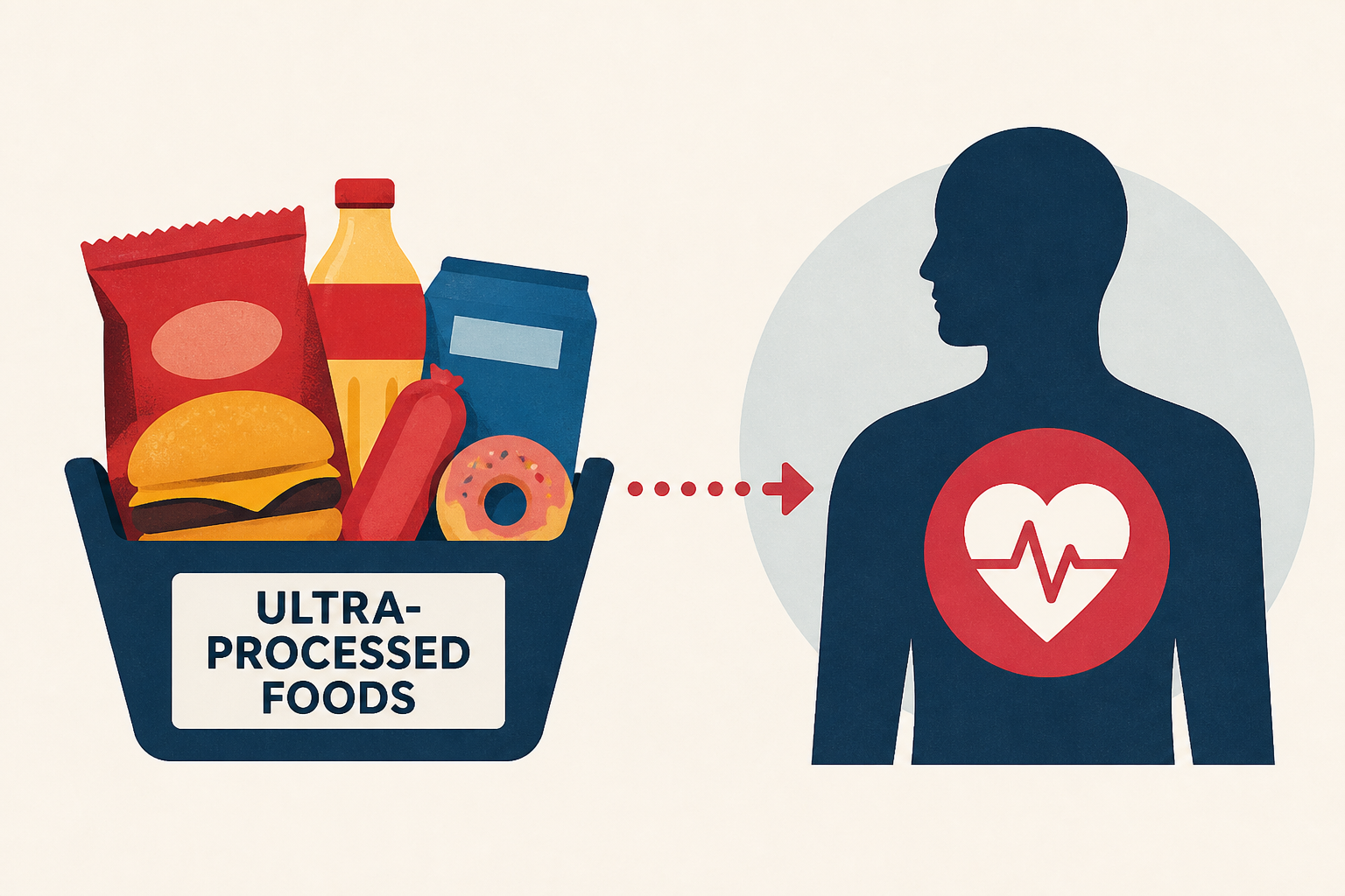 Ultra-processed foods raise chronic disease risk, large study finds