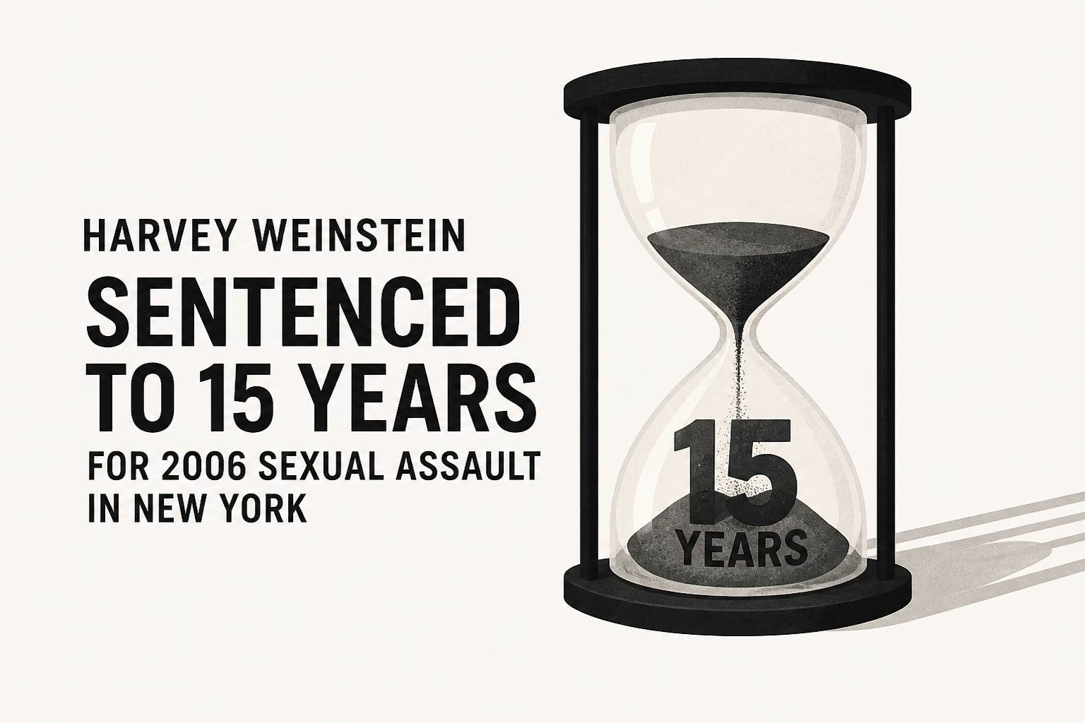 Harvey Weinstein sentenced to 15 years for 2006 sexual assault in New York
