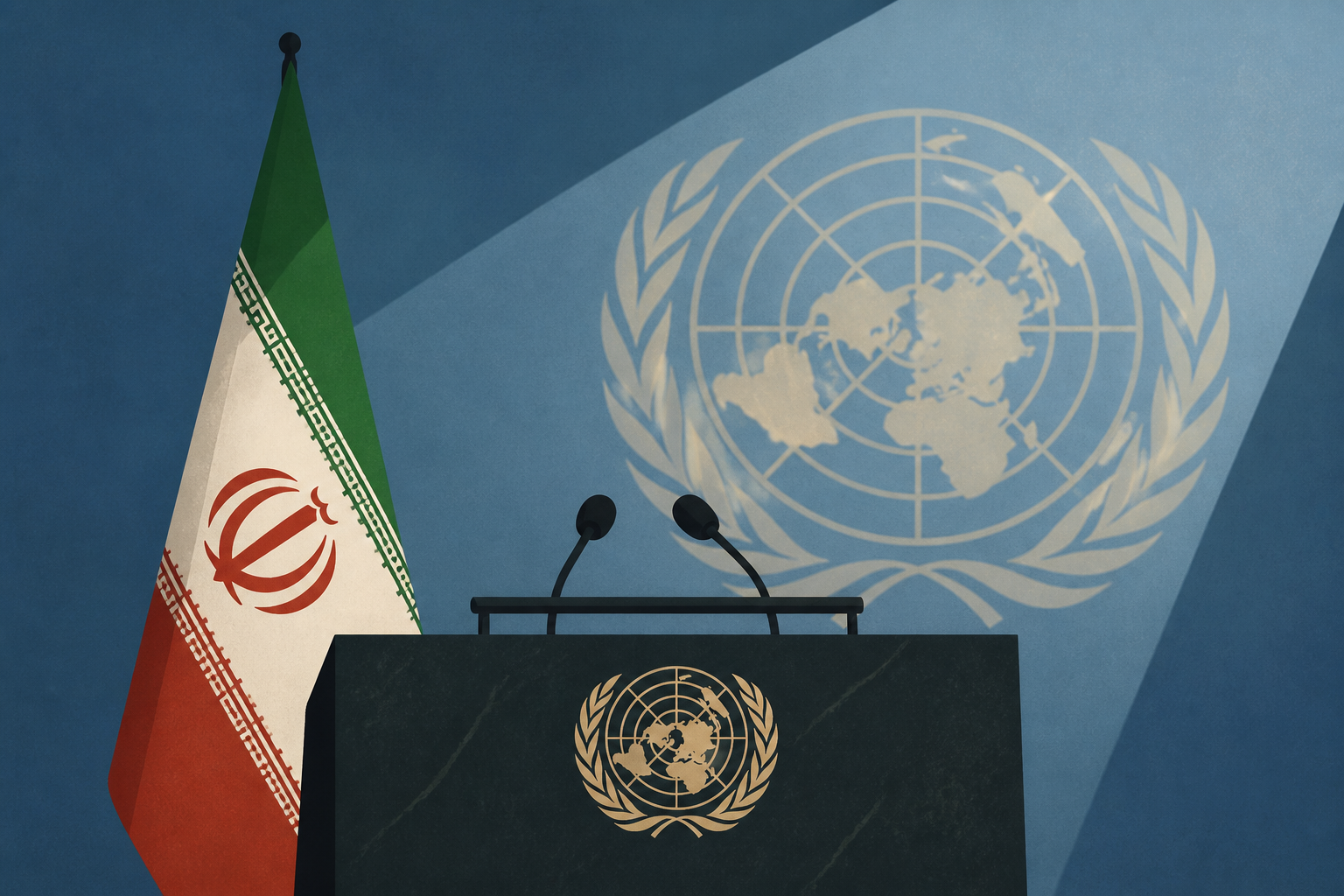 Iran's president gives a rare wartime speech at the U.N.