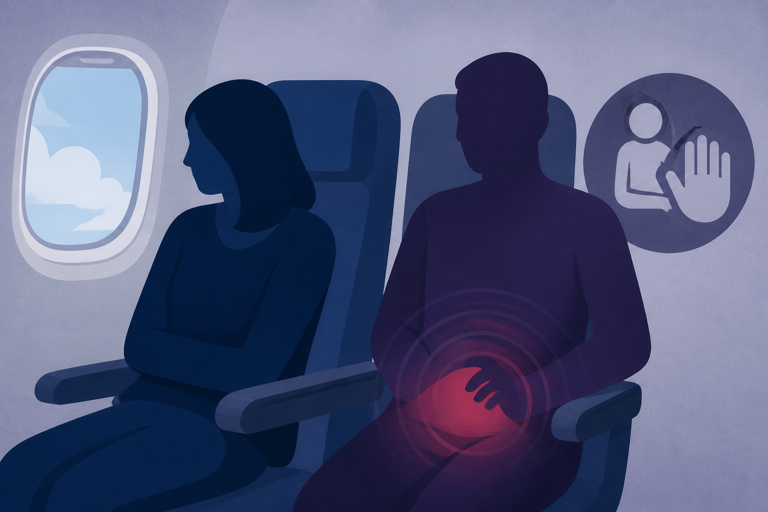 United passenger claims she was trapped next to masturbating pervert: report