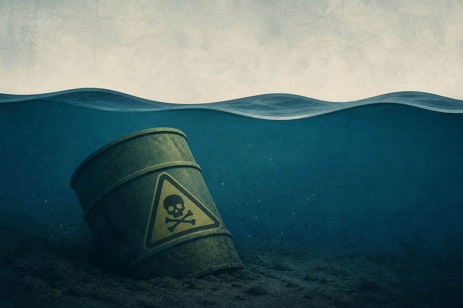 Why officials are leaving 47,000 toxic barrels in the ocean