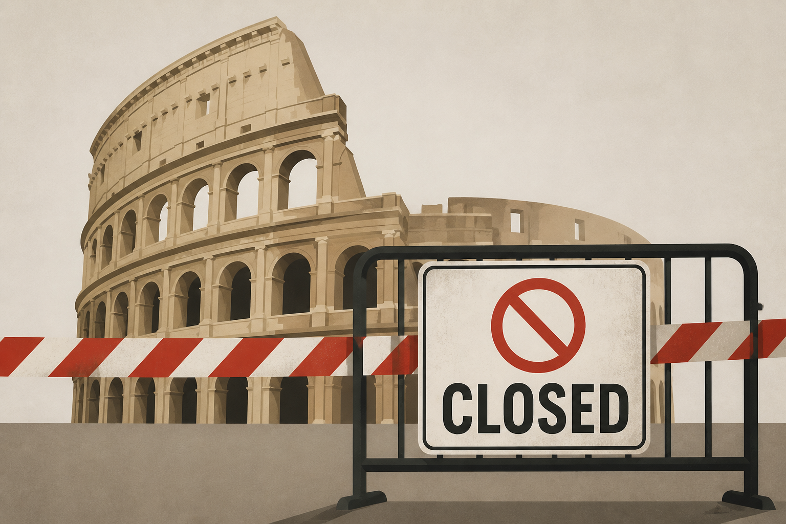 Italy's Colosseum closes after worker dies in accident