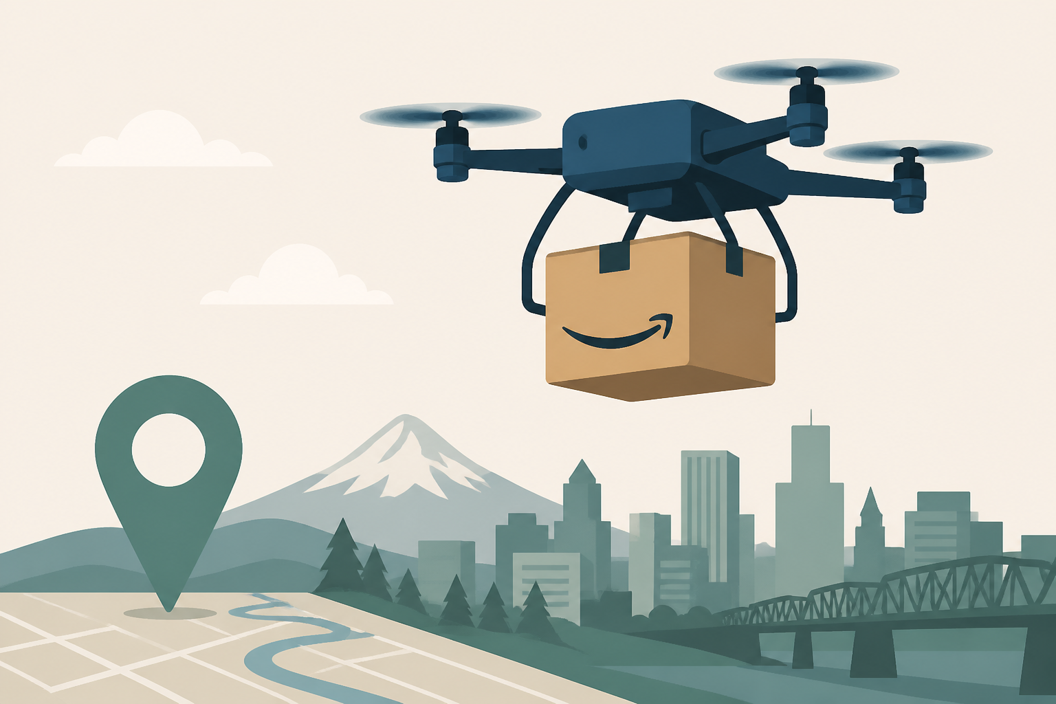 Amazon Prime Air, new drone delivery service, coming to Portland