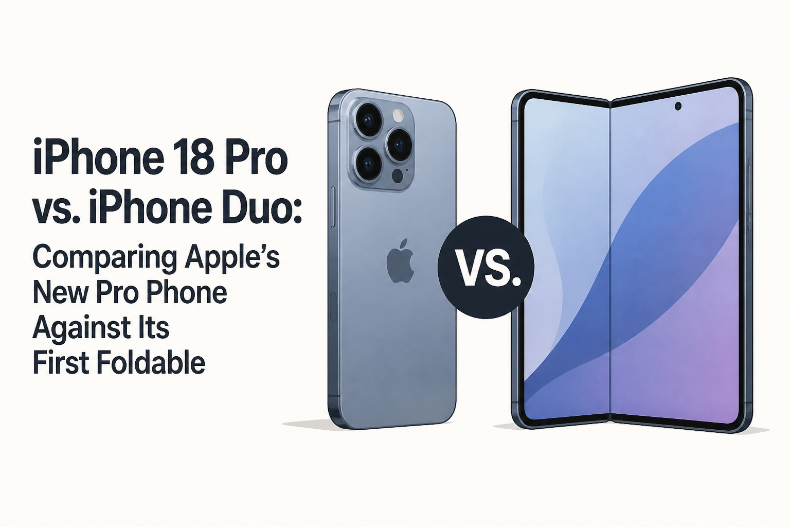 iPhone 18 Pro vs. iPhone Duo: Comparing Apple’s New Pro Phone Against Its First Foldable
