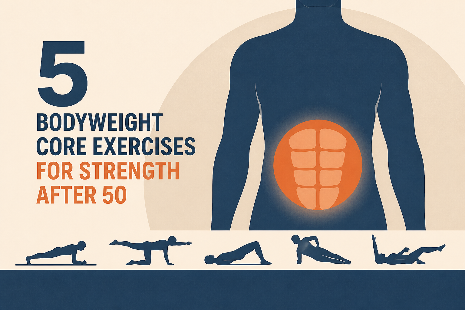 5 Bodyweight Core Exercises for Strength After 50