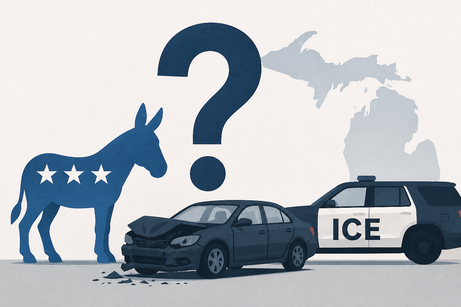 Democrats demand answers after man dies in car crash during ICE traffic stop in Michigan