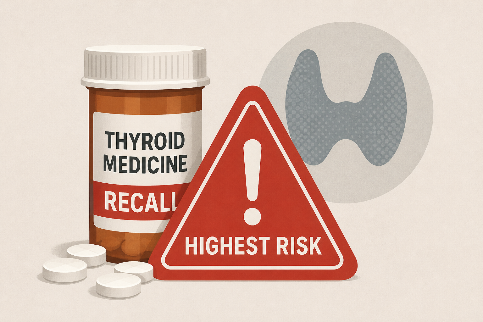 Thyroid medicine recall receives FDA's highest risk level