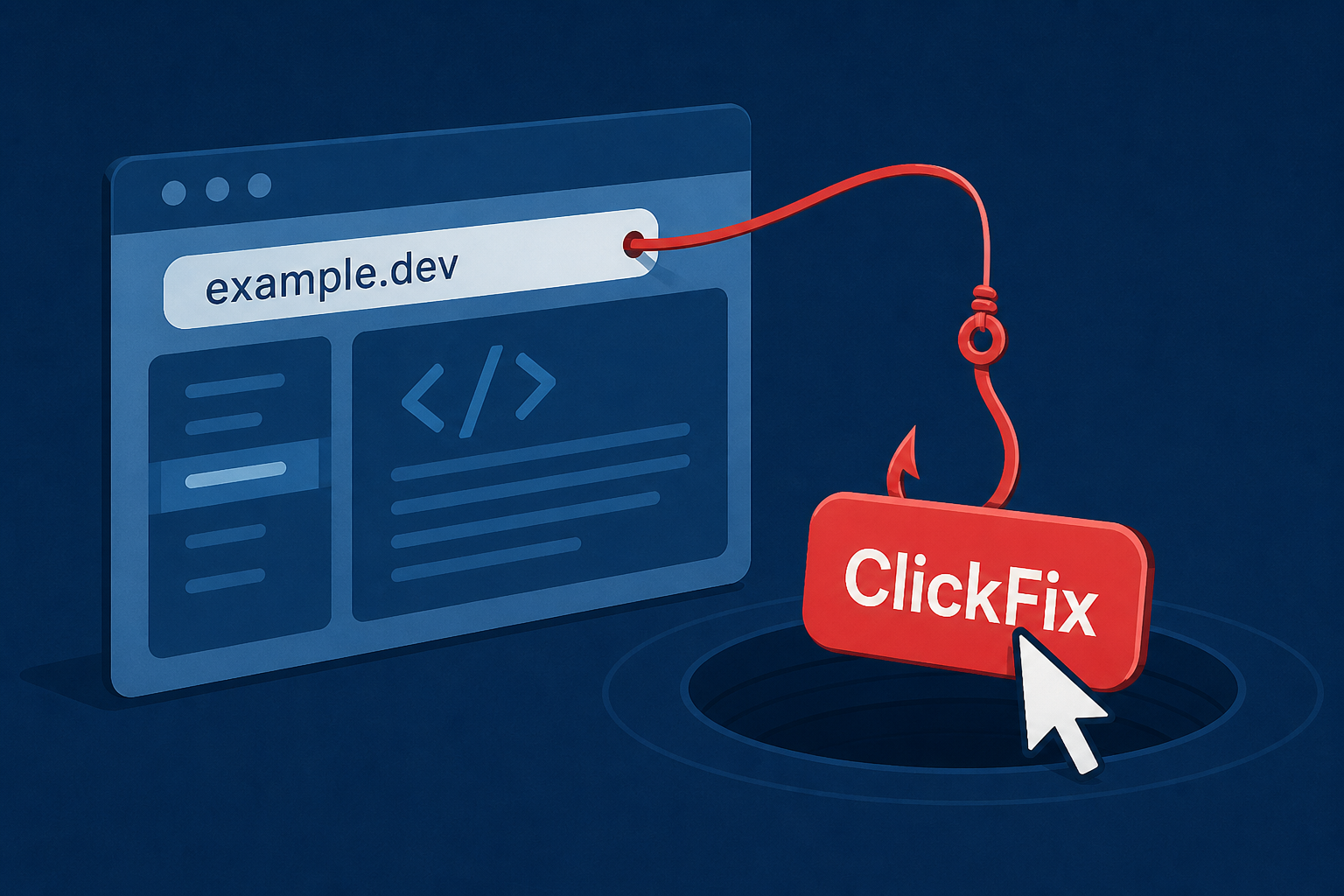 Placeholder domain used in dev docs now serves ClickFix attacks