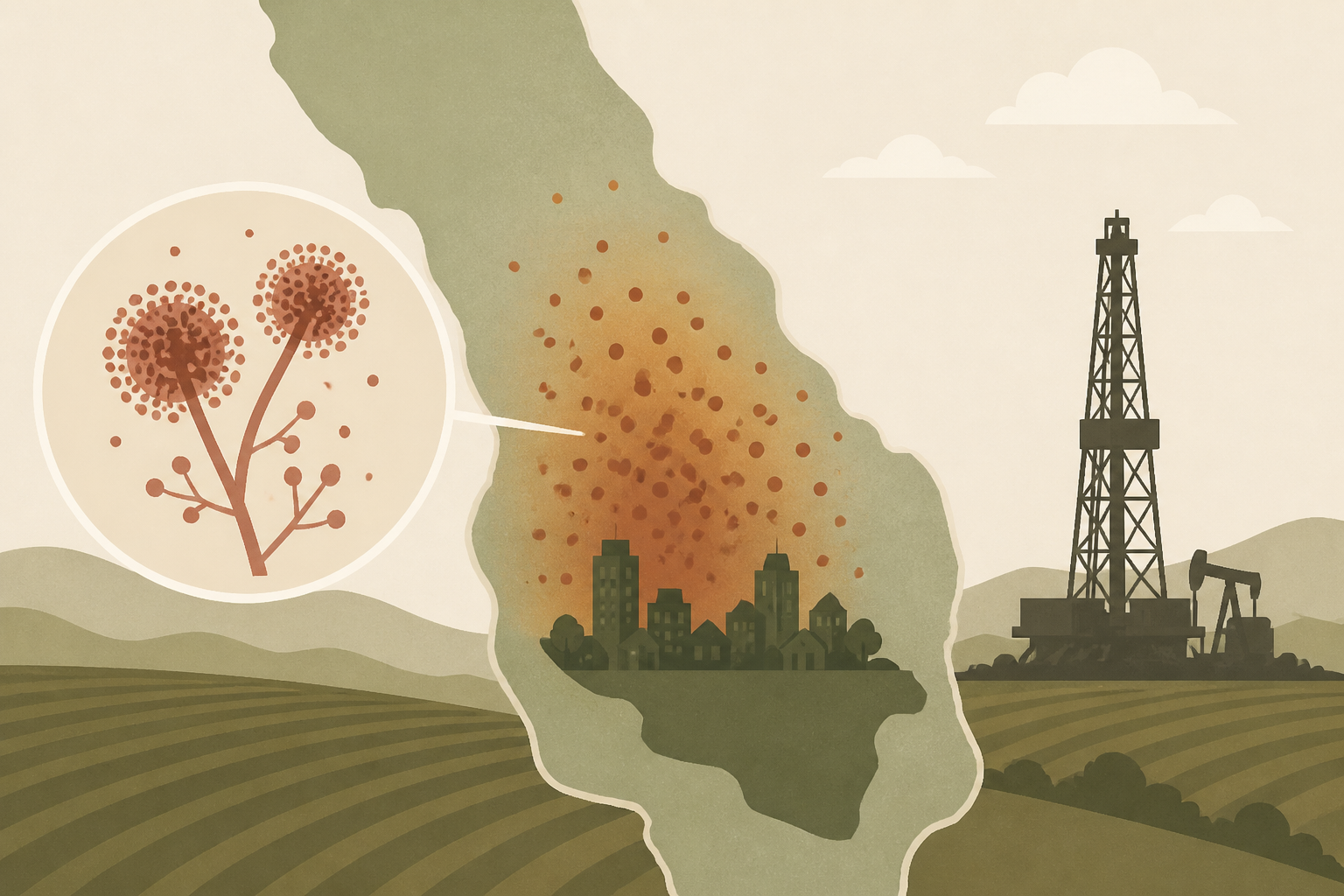 Valley fever spreading to Central Valley cities, linked to oil drilling