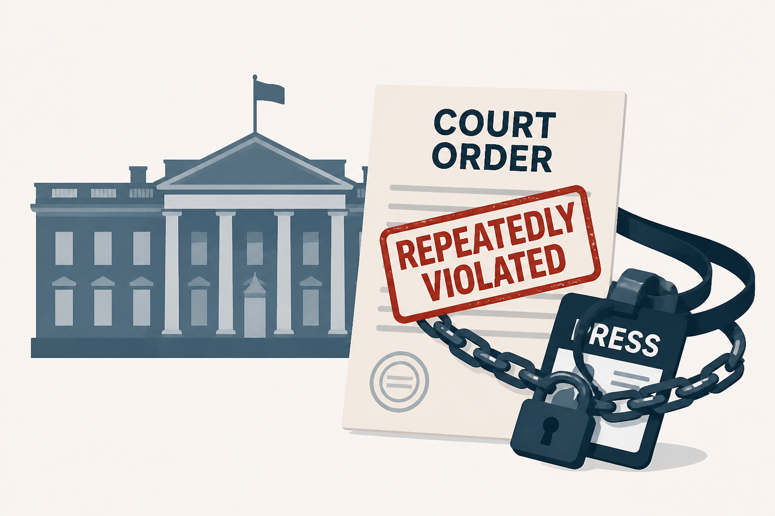 White House 'repeatedly violated' court order to restore press access, say CNN, Politico and MS Now