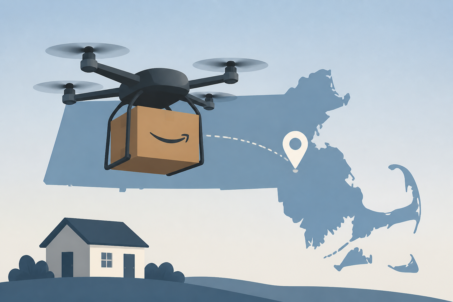 Amazon plans to use drones to deliver packages in Mass.