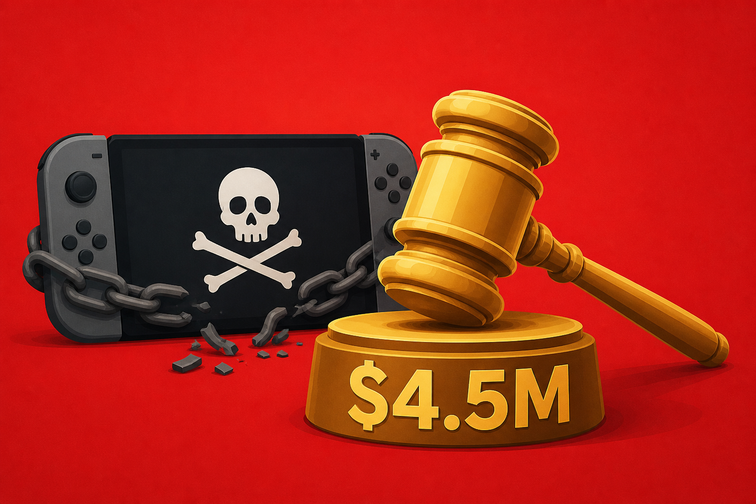 Nintendo Wins $4.5M In Switch Pirate Lawsuit