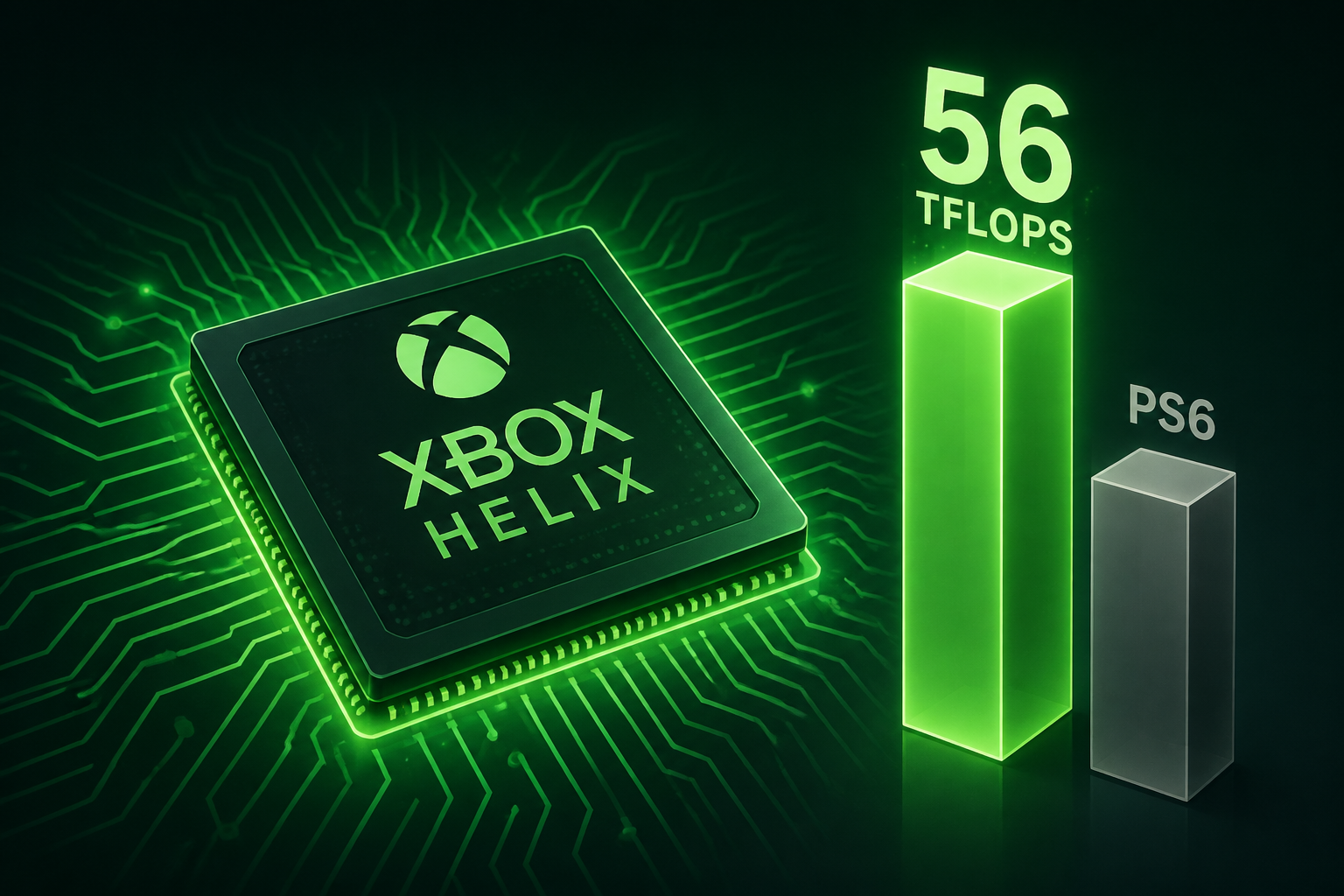 Taped Out Xbox Helix Chip Reportedly Reaches 56 TFLOPS, Surpassing PS6