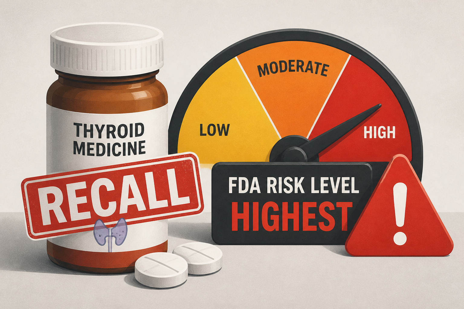 Thyroid medicine recall receives FDA's highest risk level