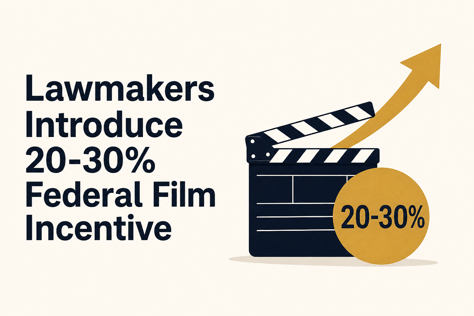 Lawmakers Introduce 20-30% Federal Film Incentive