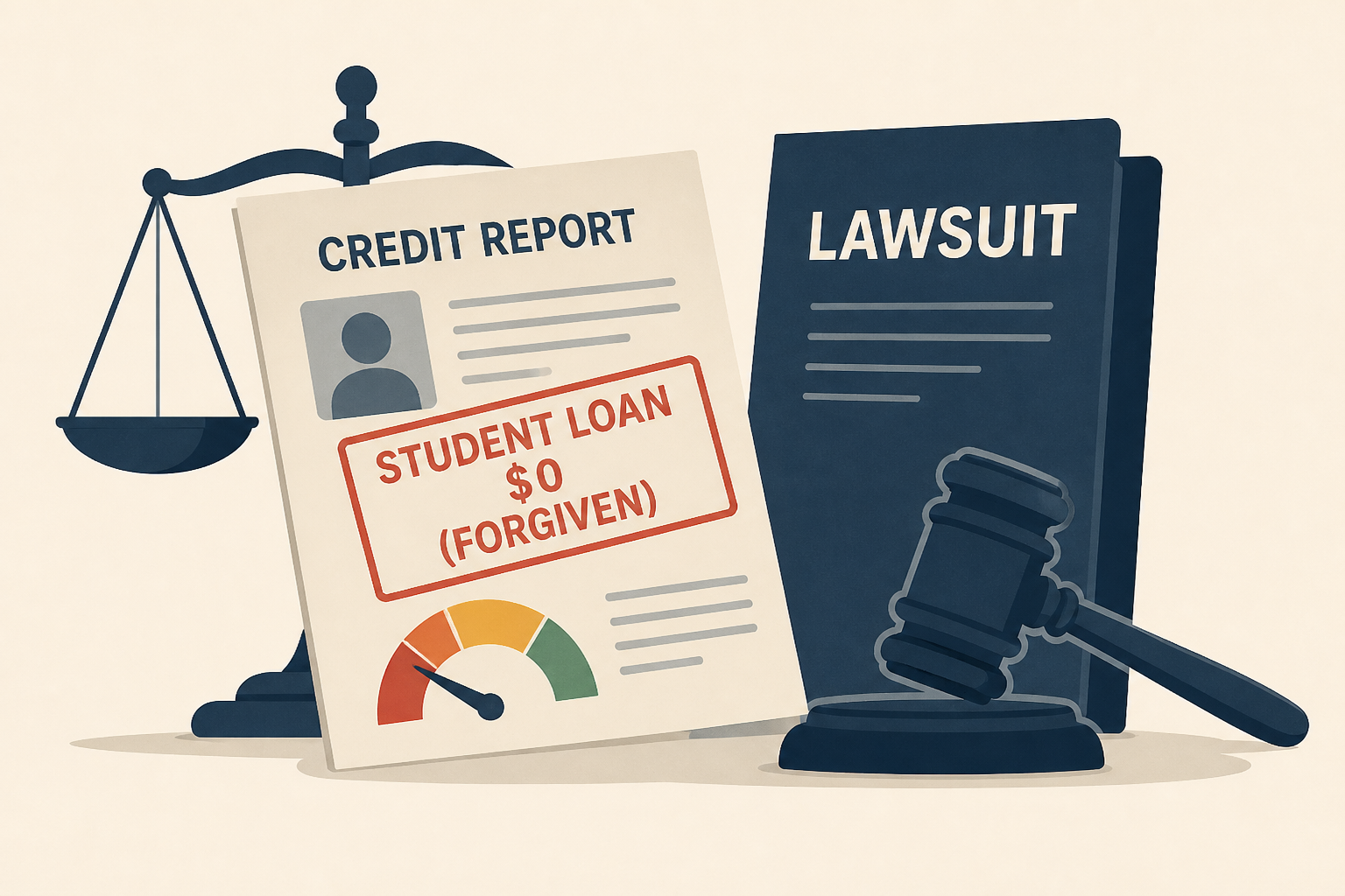 Student loan borrowers sue over credit reports listing forgiven debt