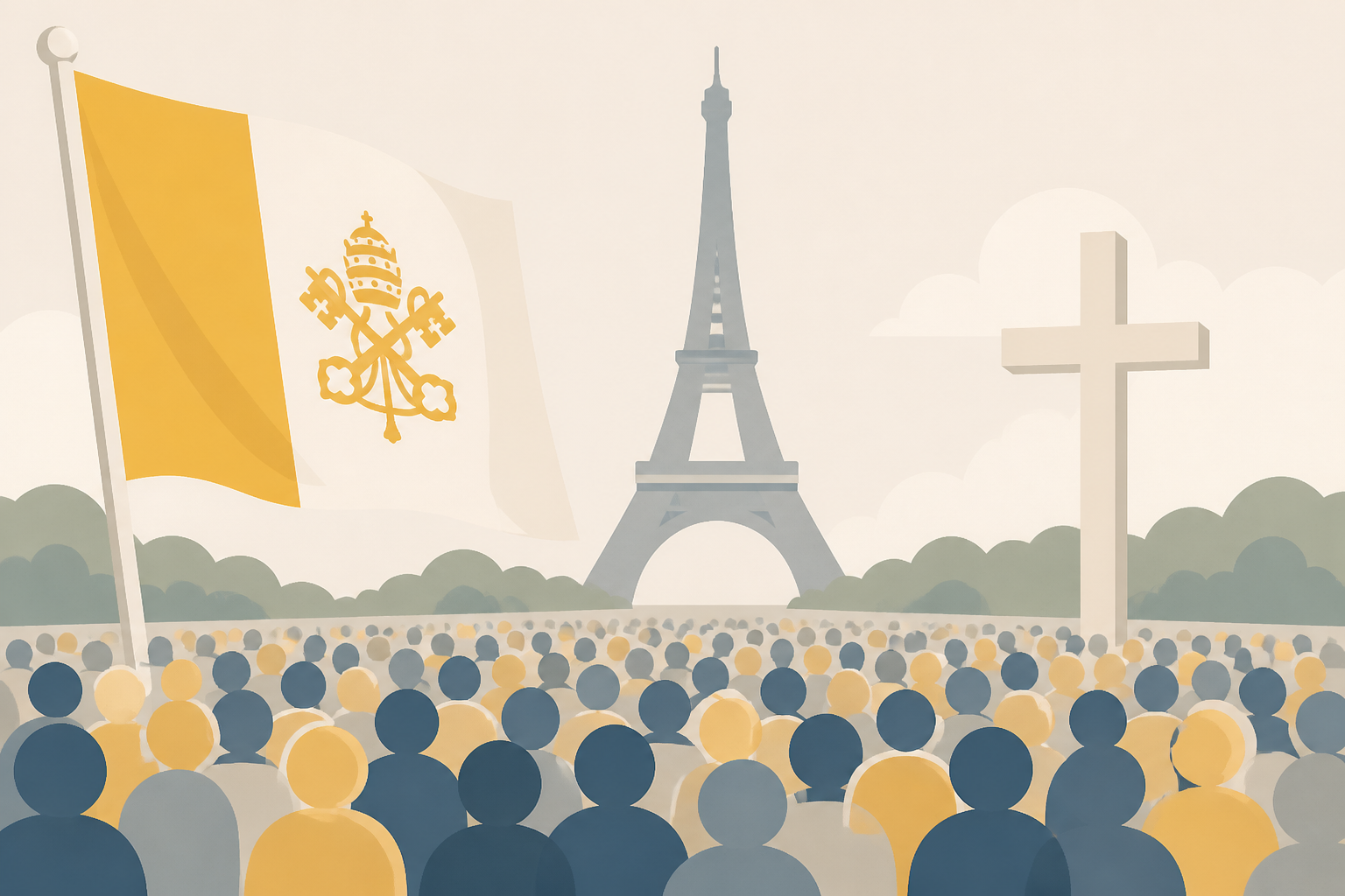 Hundreds of thousands expected in Paris for Pope Leo's visit