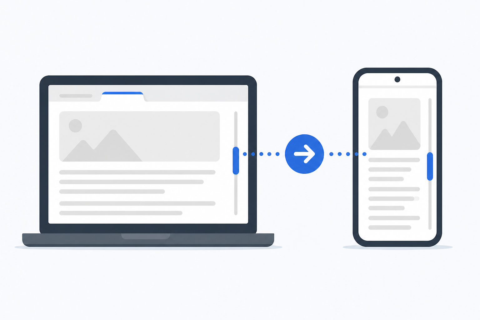 Chrome saves scroll position when sending tabs between devices