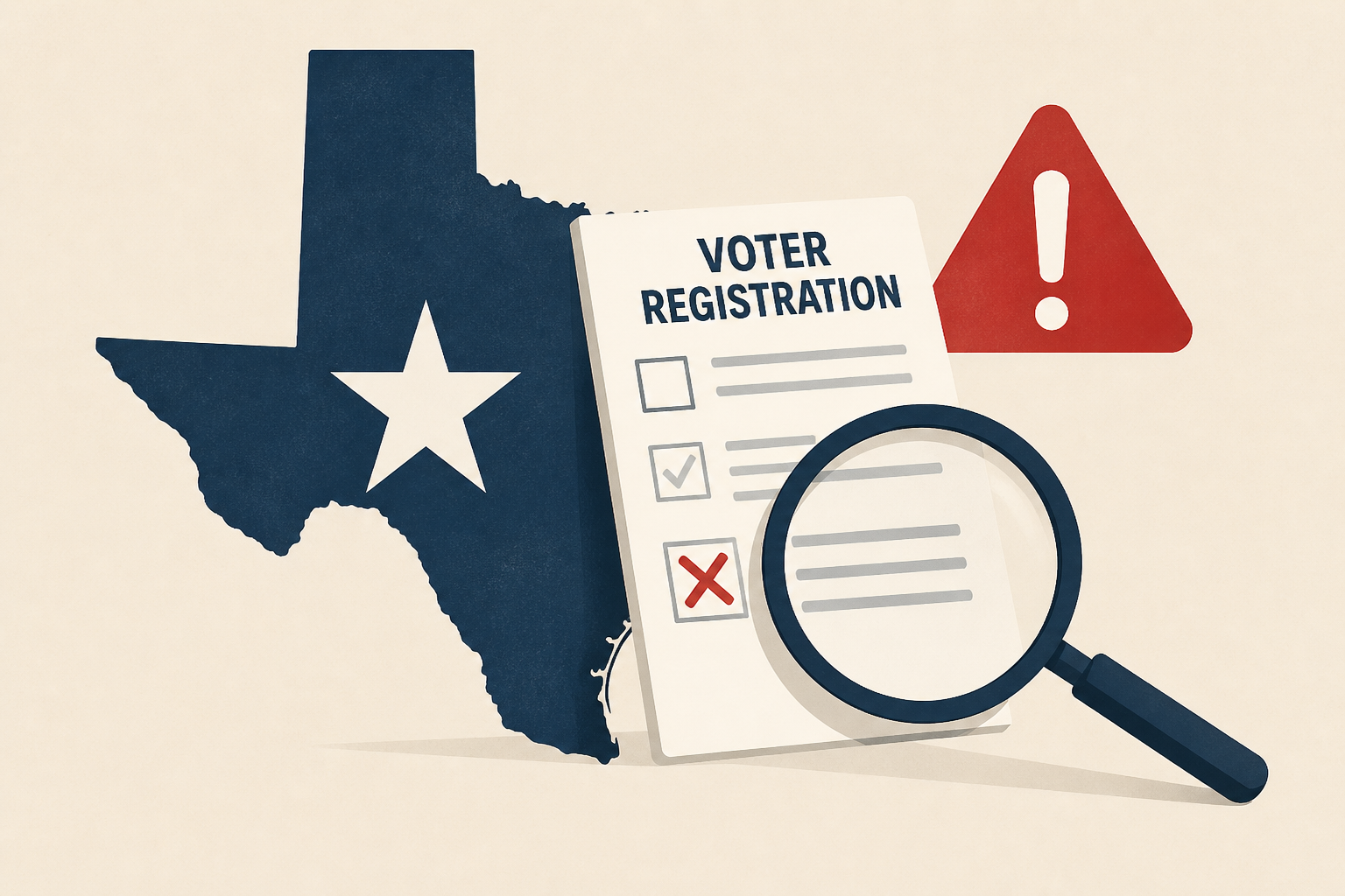 Texas should have caught voter registration error
