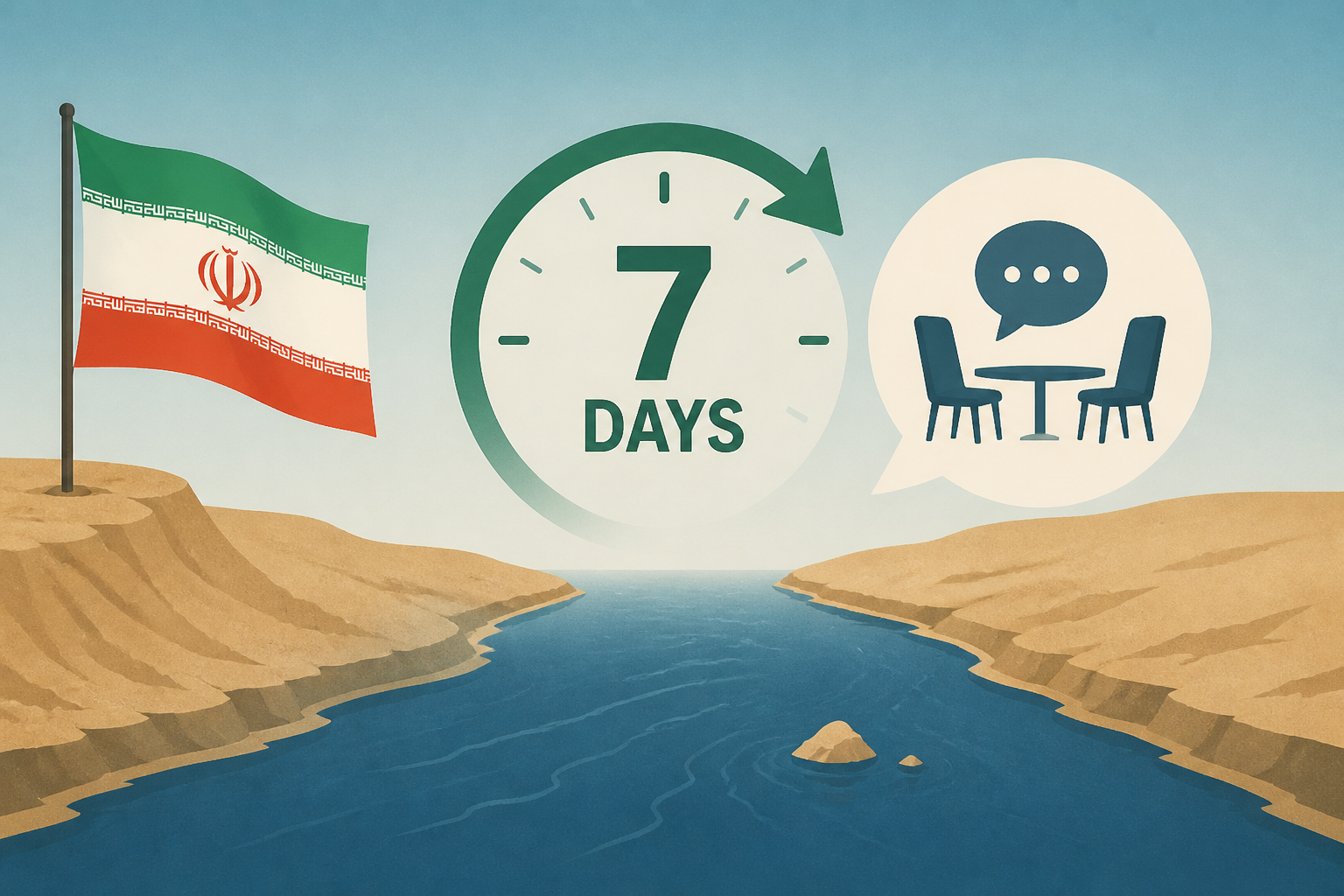 Iran offers to reopen Hormuz within 7 days and restart nuclear talks