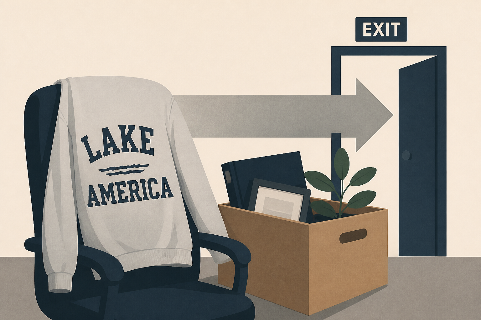 CEO who posted 'Lake America' sweatshirt photos has left the company