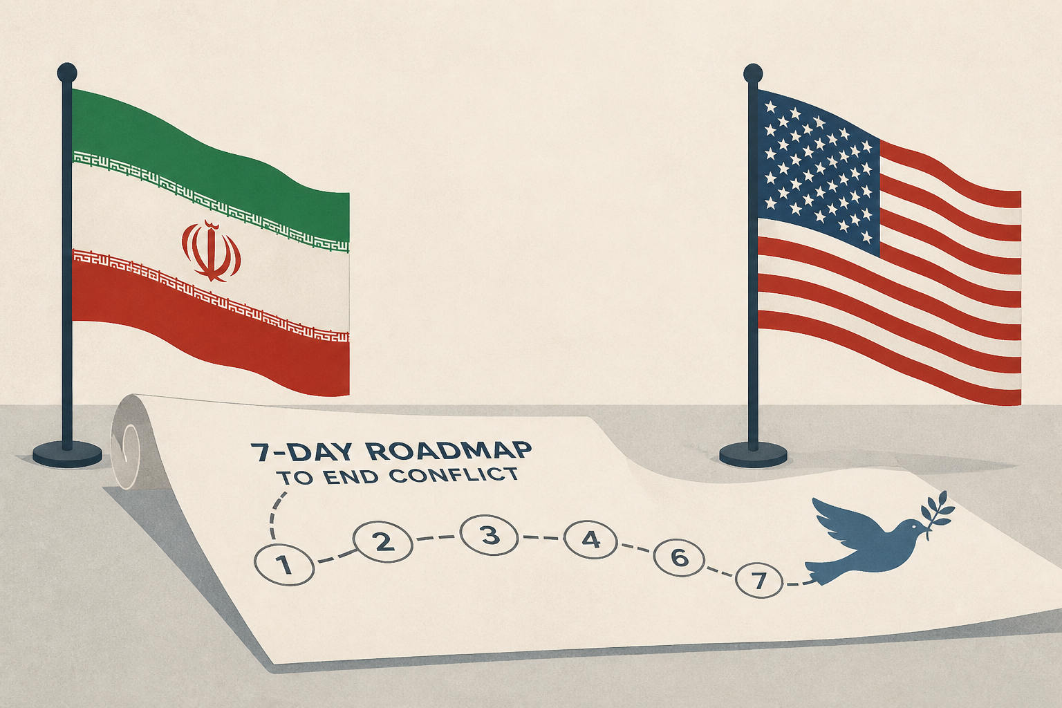 Iran pitches seven-day roadmap to end conflict with US