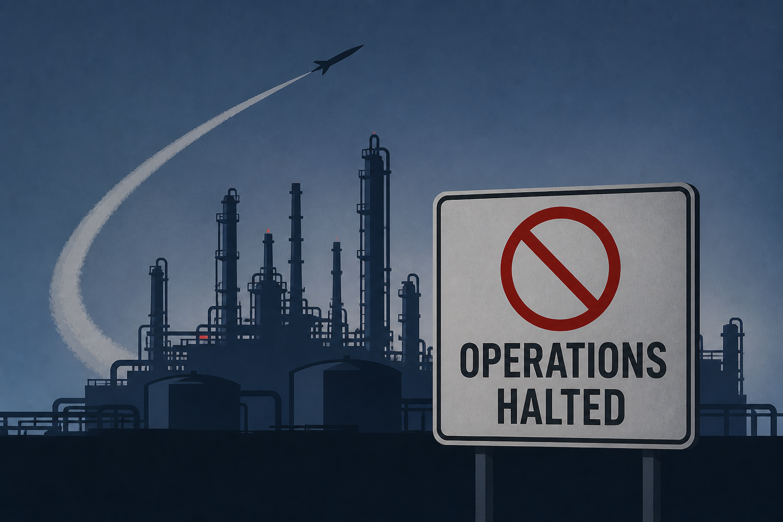 After Ukraine’s overnight attack, Novoshakhtinsk oil refinery - one of southern Russia’s biggest fuel suppliers - halts operations