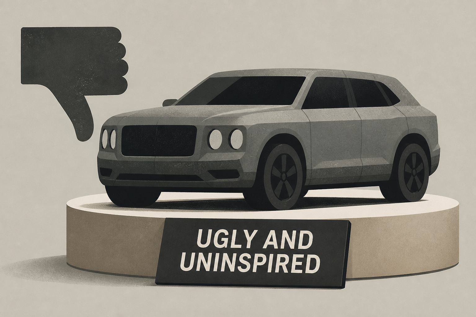The 2028 Bentley Torcal Was Fully Revealed, And It's Ugly and Uninspired