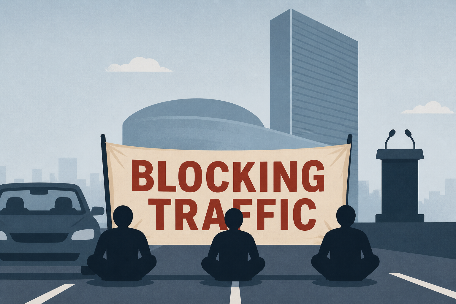 Mamdani allies arrested blocking traffic ahead of Netanyahu's UN speech