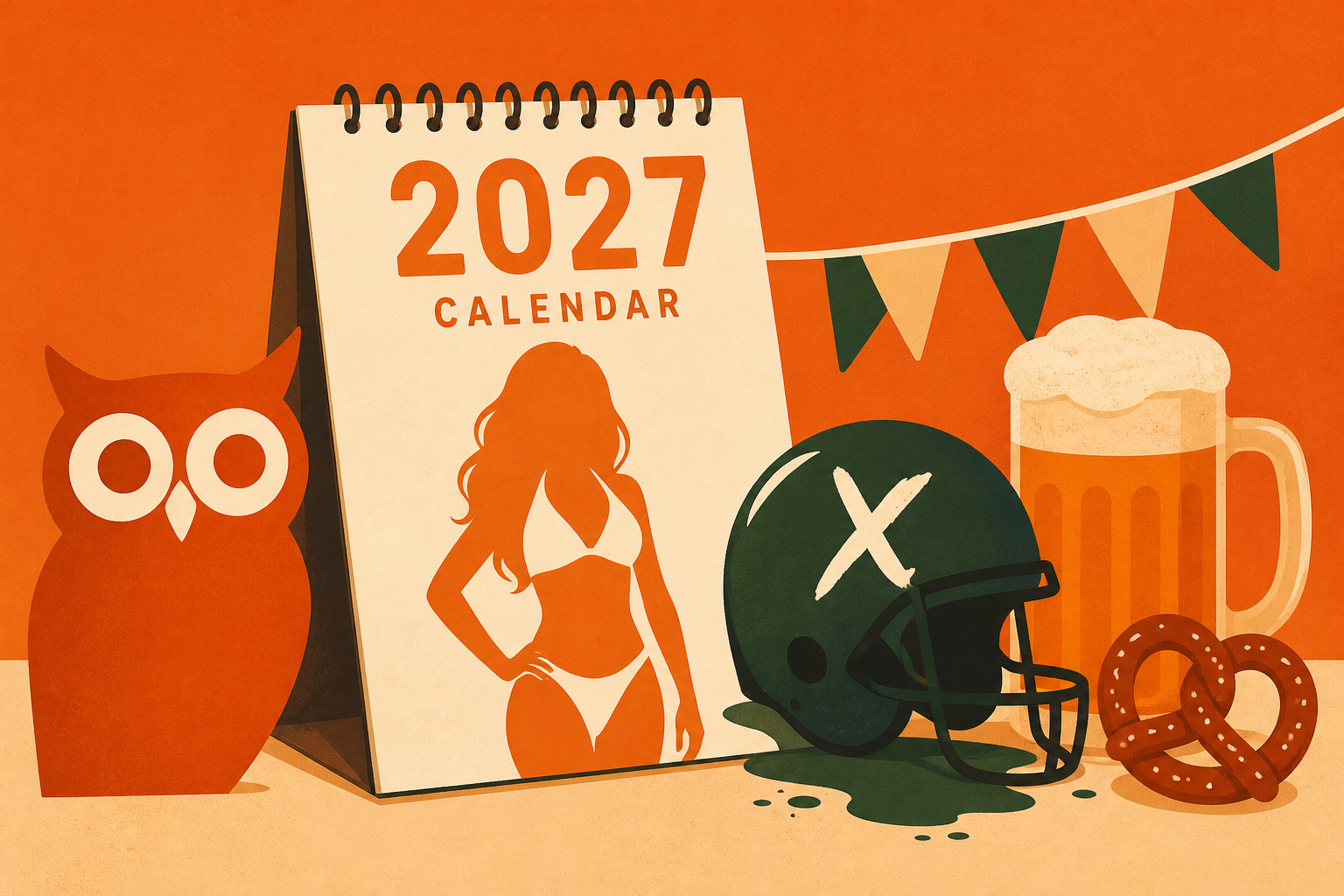 Hooters isn't dead yet as iconic brand releases 2027 bikini calendar, Packers disaster & Oktoberfest