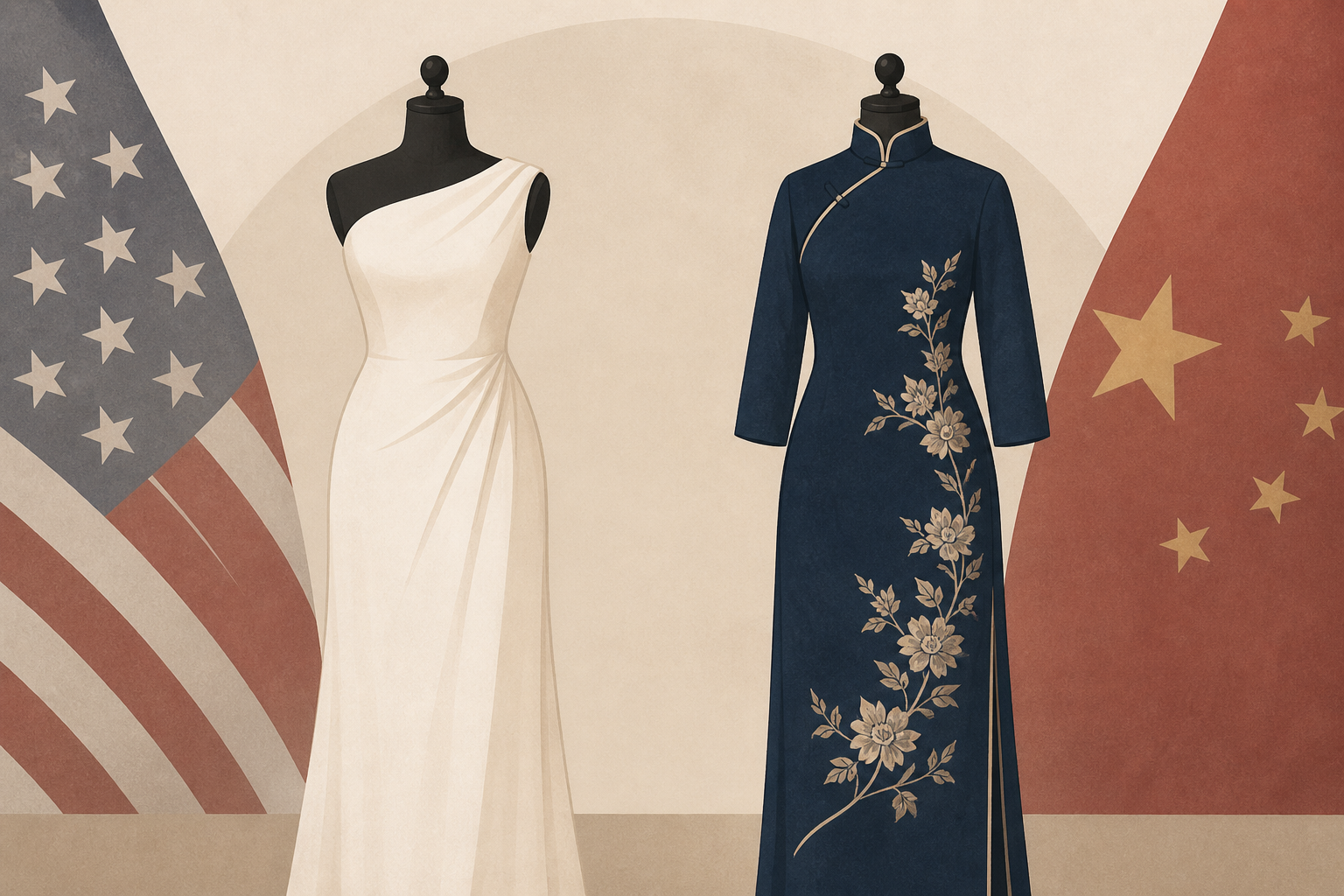 First ladies Melania Trump and Peng Liyuan dress for different roles at state dinner