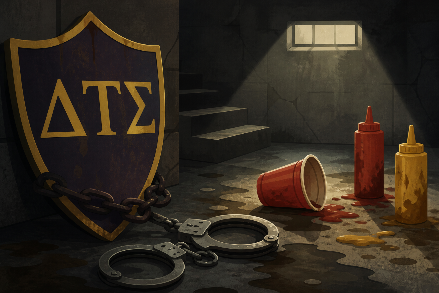 Wisconsin frat leaders arrested after 30 pledges found in filthy basement, injured and covered in condiments