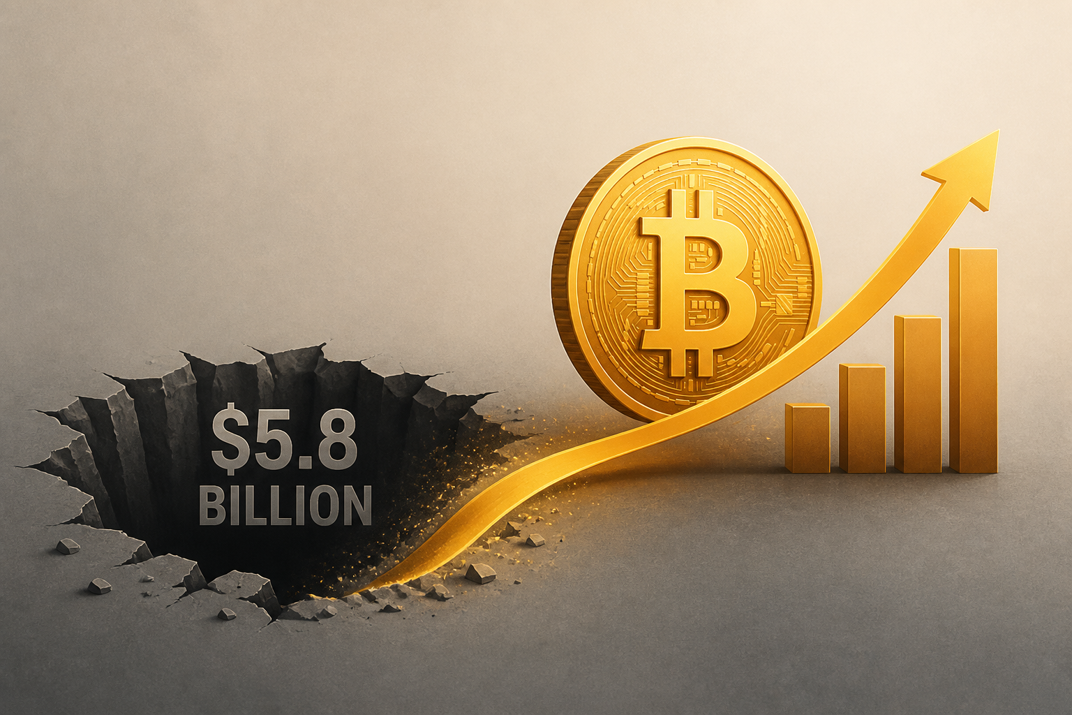 Bitcoin ETFs have erased a $5.8 billion hole