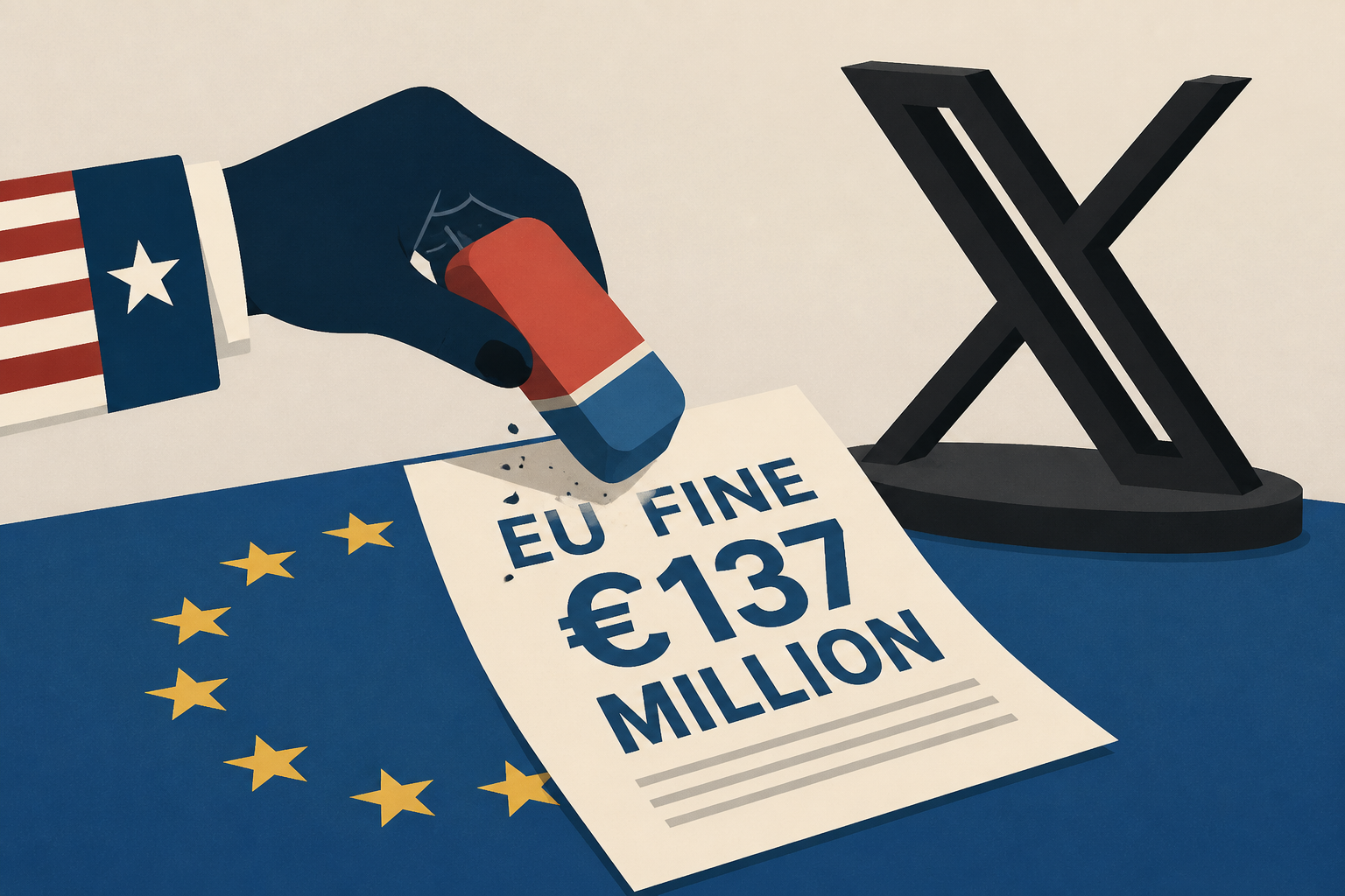 The Trump Administration Is Trying to Get Musk and X Out of a $137 Million EU Fine