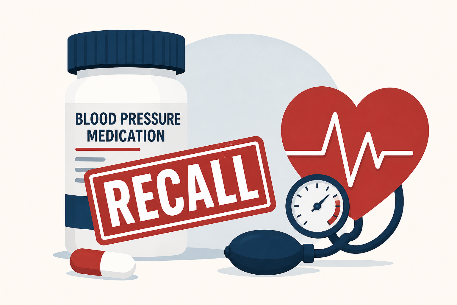 FDA Announces Recall on Blood Pressure Medication-More Than 13,000 Bottles Affected Nationwide
