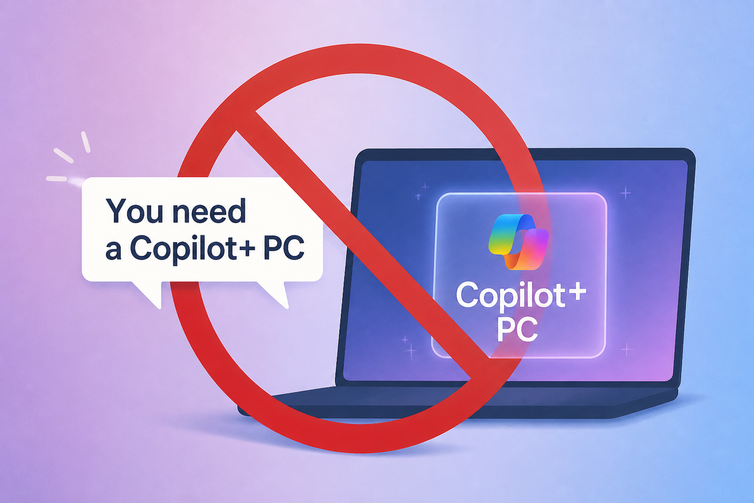 Microsoft stops insisting you need a "Copilot+ PC"