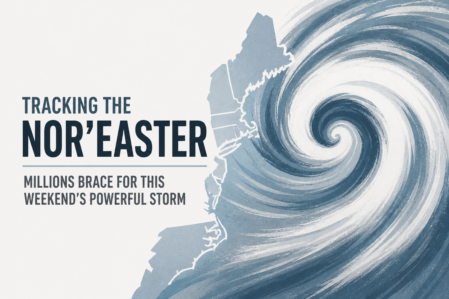 Tracking the nor'easter: Millions brace for this weekend's powerful storm