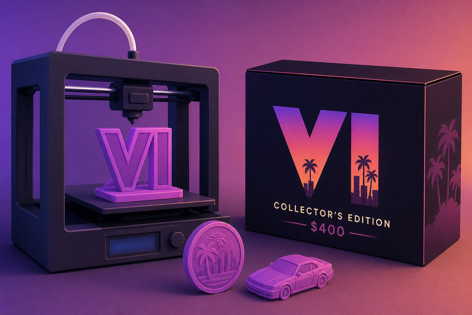 GTA 6 Fans Are Already 3D Printing Items in the Game's $400 Collector's Edition