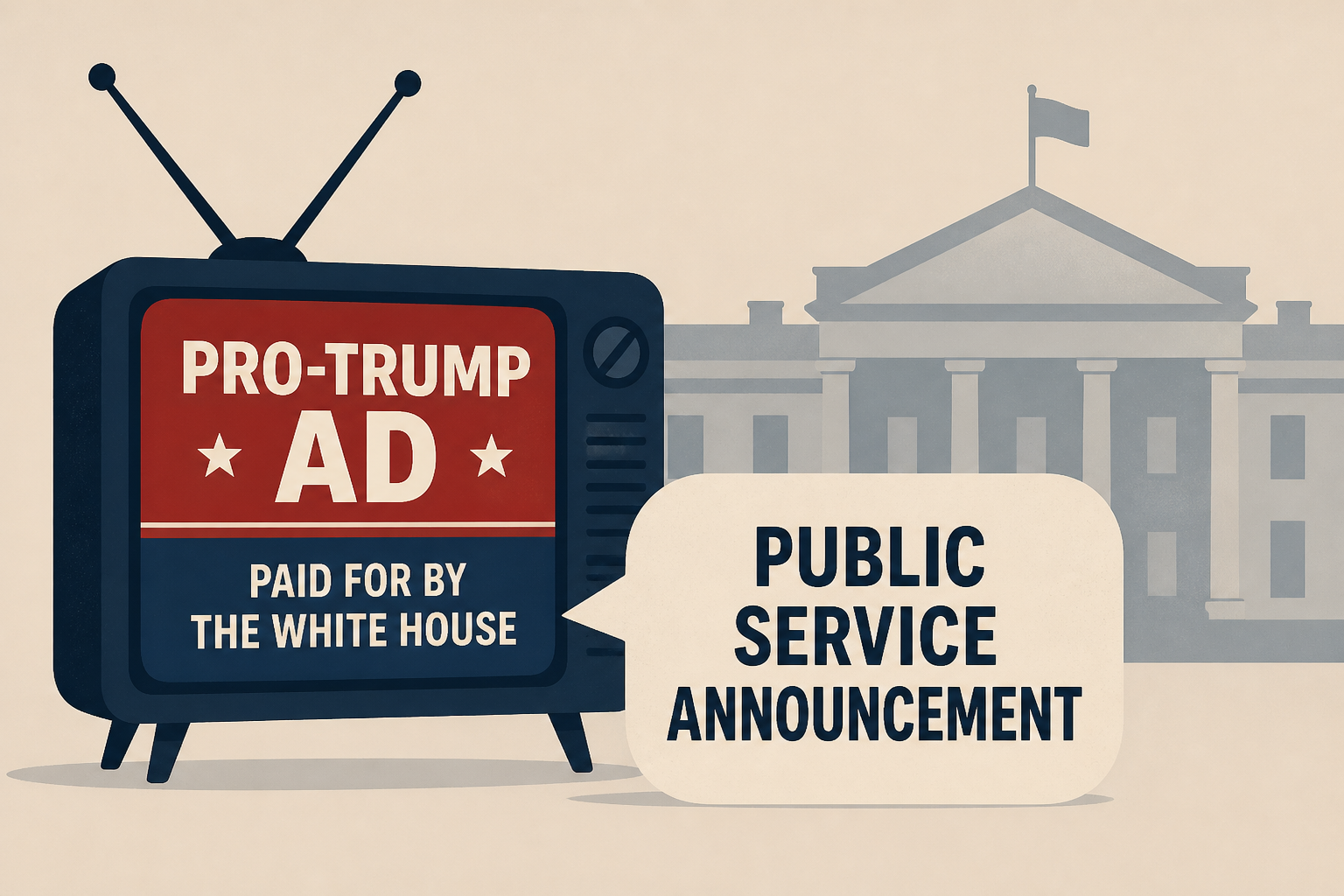 White House claims pro-Trump ad it paid Fox to air was ‘public service announcement’