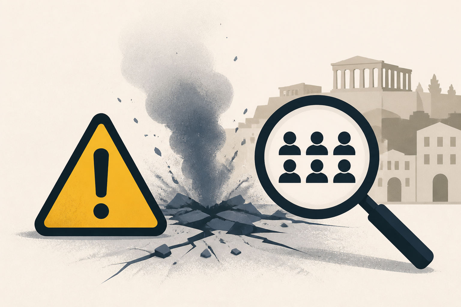 6 People Are Missing After Explosion in Athens Tourist District