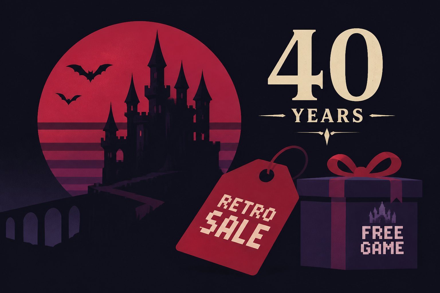 Konami is celebrating the 40th anniversary of Castlevania with a big retro sale and a free game